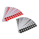 900x Self Adhesive Target Paster, Shooting Splatter Stickers Patches Black