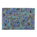 1m Peacock Tail Pattern Cotton Fabric Sewing Material for DIY Dress Clothes