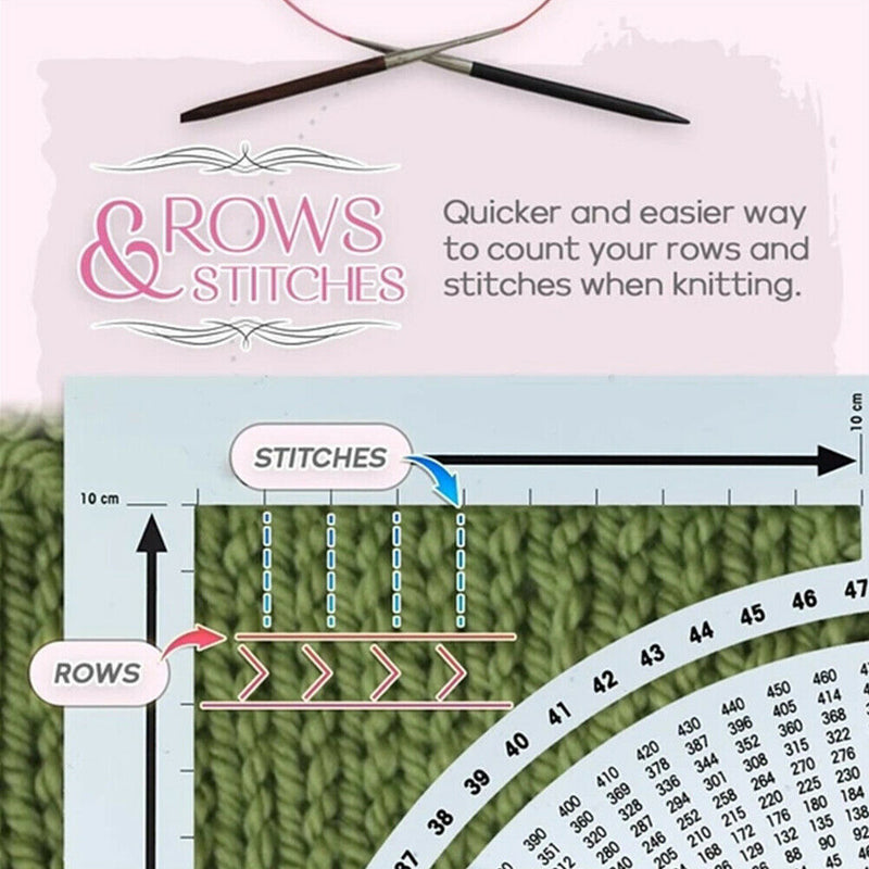 Accessories Weave Craft Sewing Knitting Calculator Sweater Ruler Counting Frame