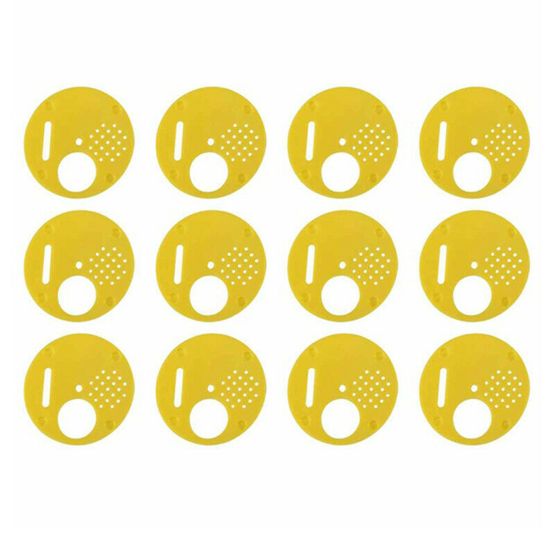 12pcs New Yellow Beekeepers Bee Hive Nuc box Entrance Gates Beekeeping Equi