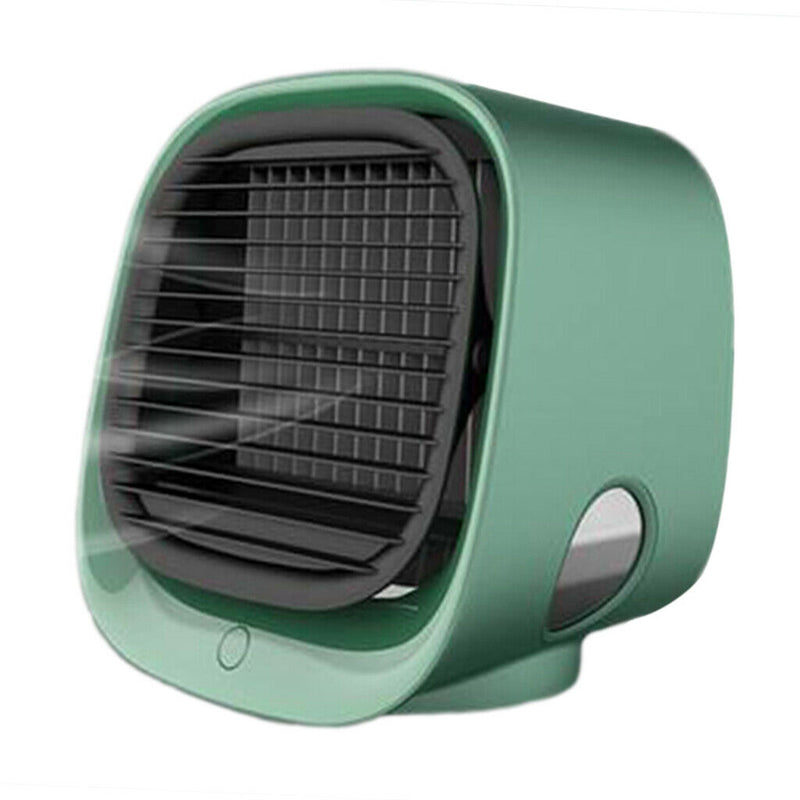 Personal Portable Air Cooler Fan Indoor Air Conditioner Humidifier Green