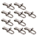 10pcs Zinc Alloy Buckle Adjustable Clip 5mm Survival Bracelet Paracord