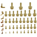 6x 1/2 Brass Elbow Fitting 90 Degrees BSP External Thread