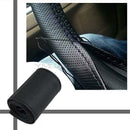 New DIY PU Leather Car Auto Steering Wheel Cover With Needle and Thread Useful