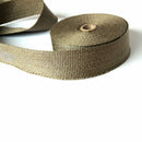 2x Exhaust Manifolds Titanium Heat Wrap Tape Thermal Automobile Refitting+straps