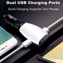 Dual Port 3.1A SPB Car Cigarette Adapter Charger Lighter Digital LEDVoltmeterSP