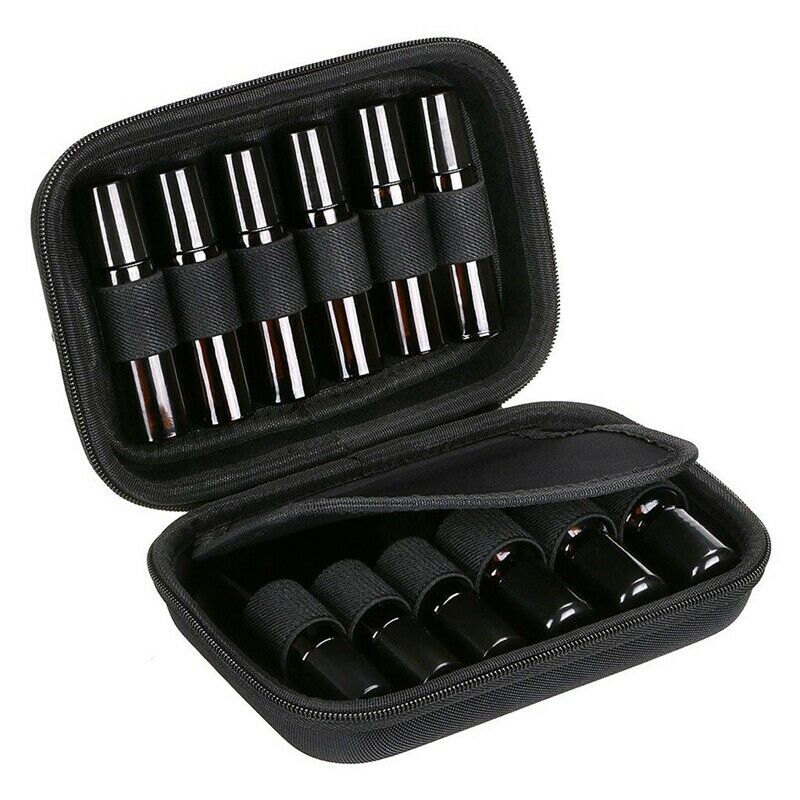 Portable Essential Oil Carrying Case - Hard Shell Case Holds 12 Bottles (Ca T4A7