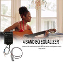 Fishman 301 4-Band EQ Equalizer Guitar Preamp Piezo Pickup Tuner with Microphone