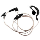 2 Pin PTT Mic Acoustic Air Tube Clip Earpiece Headset for Walkie Talkie