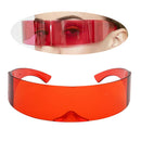 2x Women Mens Futuristic Wrap Visor Sunglasses Shield Sun Glasses Eyewear
