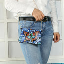 DIY Butterfly Special Shaped Diamond Painting Leather Chain Messenger Bags