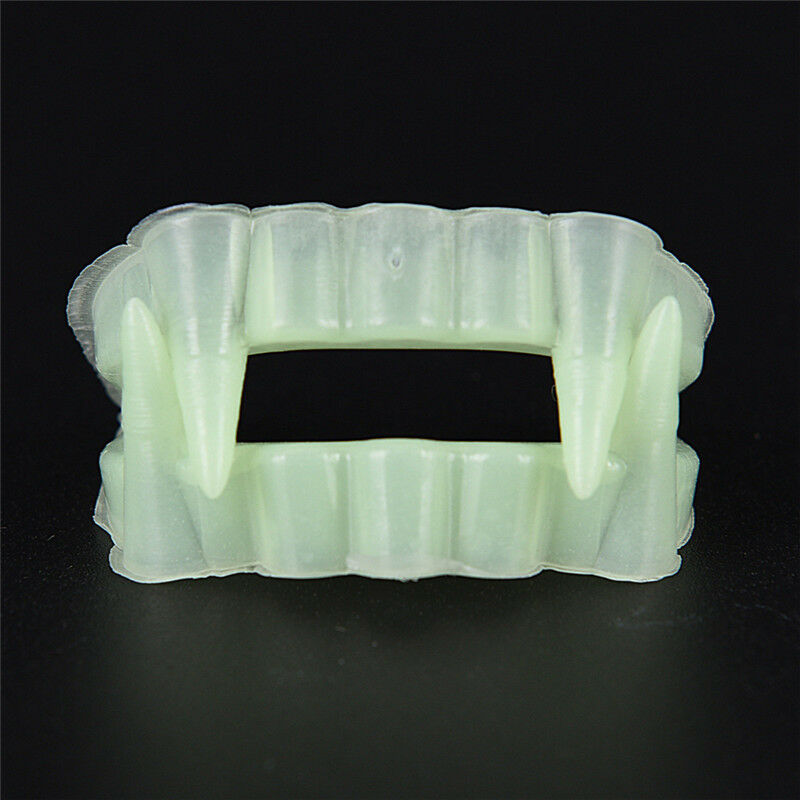 10*Halloween Holiday Party Vampire Luminous False Teeth Tooth Denture Costume ME
