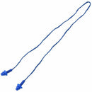 Blue Stretchy String Silicone Swim Ear Plugs w Storage Case O4W1