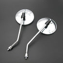 2pcs Universal Motorbike Scooter Moped 8 mm Rearview Mirror for Dirt Bike