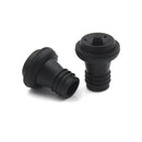 4pcs Black Wine Bottle Vacuum Saver Sealer Plug Button Stoppers Preserver Pum M&