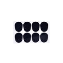 8Pcs 0.8mm Soprano Saxophone Sax Mouthpiece Patches Pad Cushions Black LJLJ