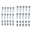 1 Set Inline Skate Wheel Screw Nail Replacement Roller Skates Nut Bolts 31mm