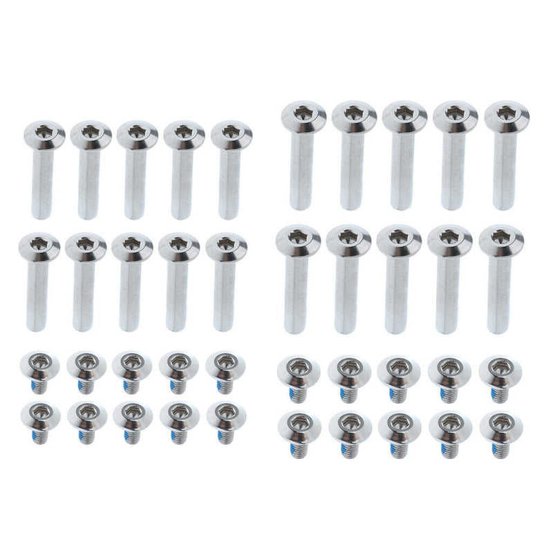 1 Set Inline Skate Wheel Screw Nail Replacement Roller Skates Nut Bolts 31mm