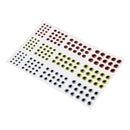183 Pieces DIY Fishing Lure Eyes Fly Eyes Realistic Artificial Fishing Eyes