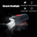 USB Mountain Bike Front Head Light Bicycle Lamp Light Headlight Rechargeabl J4Z1