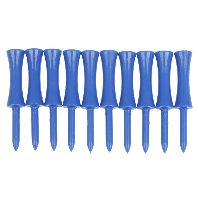 50Pcs/set Plastic Step Down Golf Tees Height Control Blue 2.68 inch~