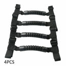 8Pcs PREMIUM Roll Bar Grab Handle Handles Black for Jeep Wrangler CJ YJ