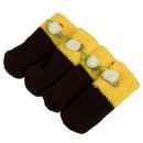 1 Set of Table Chair Leg Cover Sock Case Furniture Floor Protectors (Set of