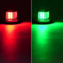1Pair Marine Bow Light 12V Stainless Steel LED Navigation Side Lights Boat Yacht