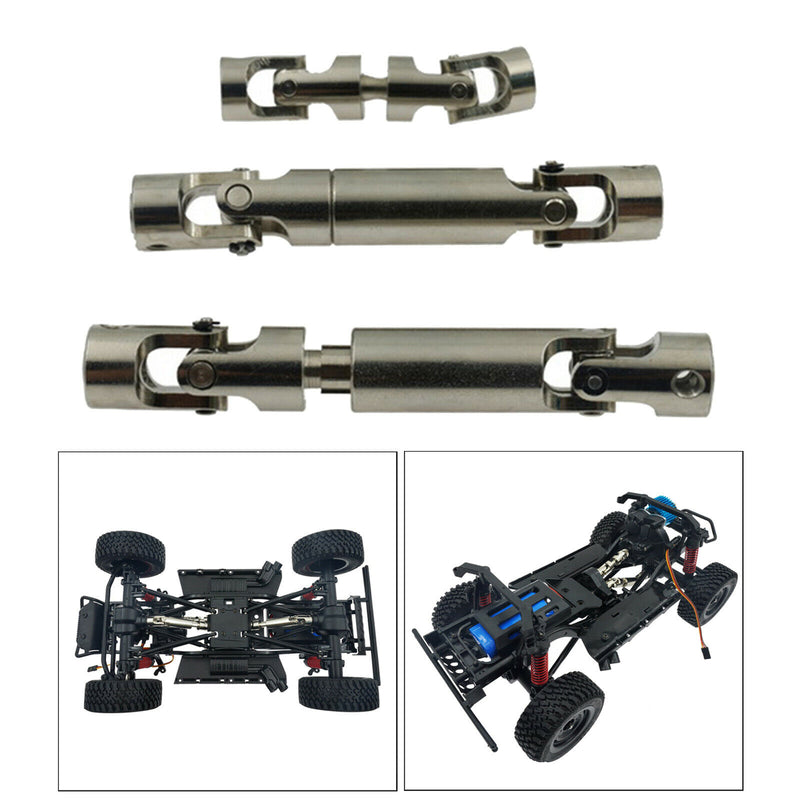 3PCS Metal Center Drive Shaft Transmission Shaft for MN 1/12 MN86K RC Rock