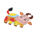 Kid Cartoon Animals Dimensional Puzzle Puzzle Force Children Jigsaw Puzzle