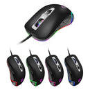 4800DPI Gaming Mouse USB Wired RGB Backlight 6 Programmable Macro Buttons Mice