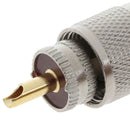 1PCS UHF PL259 Male Plug Straight Solder Connector Adapter for RG8U RG58-3 BX