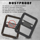 Tail shade tail lamp frame head flat tail lamp protective cover for Jeep Wr