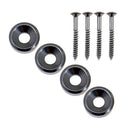 Lovoski Set Of 12 Bass Guitar Neck Mounting Ferrules Bushings W/ Screws 14mm