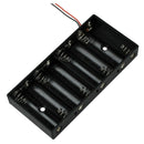 New Plastic 8 X 1.5V AA 2A CELL Battery Holder Storage Box standard 12V Cas