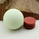 Luminous Quartz Glow In The Dark Stone Sphere Ball Stand Green Crystal 35mm