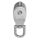 20mm od. Stainless Steel Metal Dual Pulley Wire Rope Block Rope Pulley Bloc