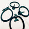3pcs Girls Cute Rubber Band Elastic Hair Ties Ropes Women Ponytail Holder A