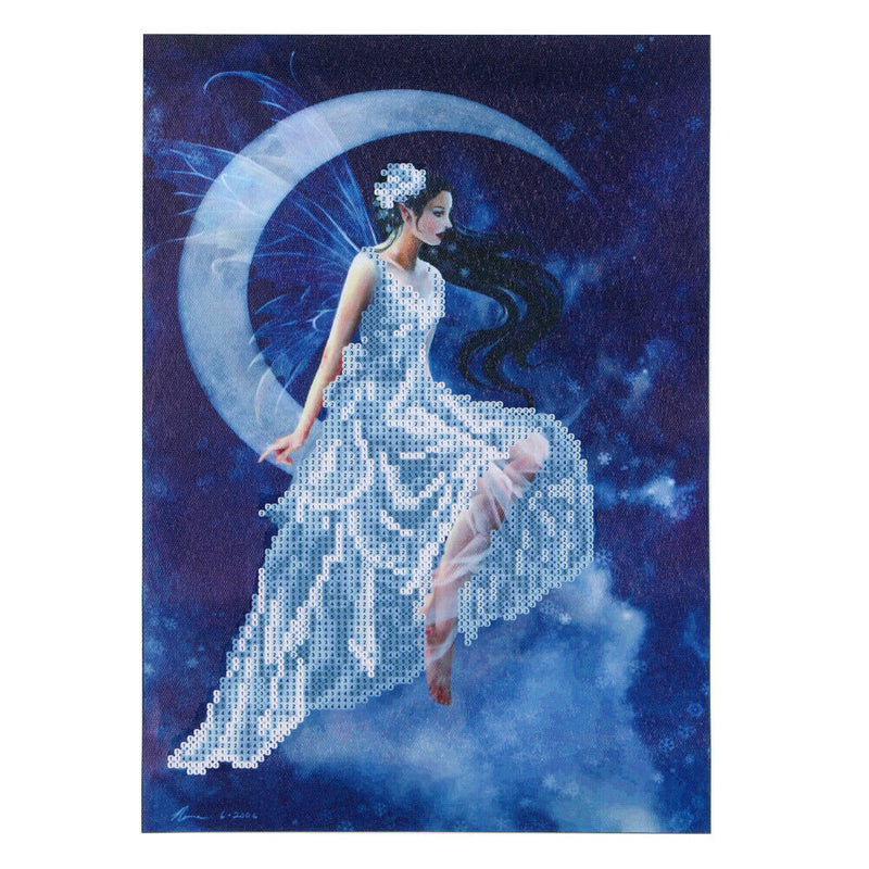 5D DIY Round Drill Diamond Painting Moon Goddess Cross Stitch Embroidery(C