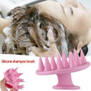 Silicone Shampoo Scalp Shower Body Washing Hair Massage Massager Comb Brush Q2I9