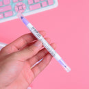 12pcs Marker Pens Soft writing Headed Fluorescent Pen Art Highlighter Drawing-y