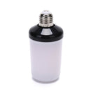 1Pc LED Flame Effect Fire Light Bulb E27 Simulated Nature Flicker Lamp DecoS Ew