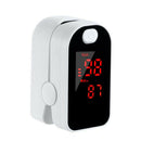 Fingertip Pulse Oximeter, Blood Oxygen Saturation Monitor for Adults, White
