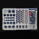 AA/AAA/9V/C/D Plastic Battery Storage Case/Organizer +  93 Batteries