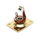 Square Style Jack Plate Guitar Bass Jack 1/4 Output Input Jack Socket For E C4J2