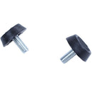 Furniture non-slip adjustable screw on leveling foot M6 thread 10 J8O9