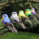 1X Birds Simulation Artificial Feather Doves Feather Park Mall Ornament BX