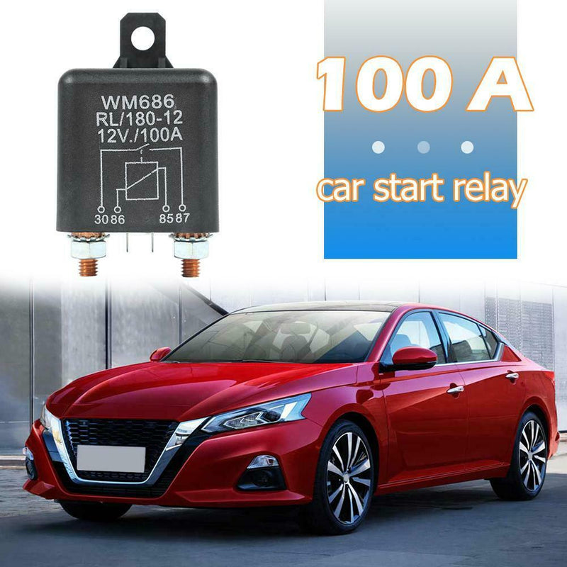 12V DC 100 Amp Heavy Duty Split Charge/Winch Relay for Car Van Boat 4 Pin