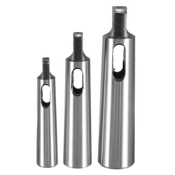 3pcs Morse Taper Adapter MT1 To MT2 MT2 To MT3 MT3 To MT4 Reducing Drill Ch G9R4