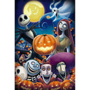 Animated Halloween Diamond Painting Full Round Drill Cross Stitch (W510)